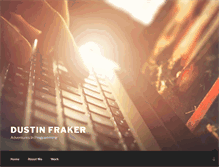 Tablet Screenshot of dustinfraker.com